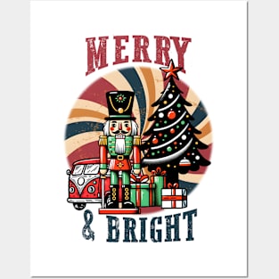 Merry and Bright nutcracker Posters and Art